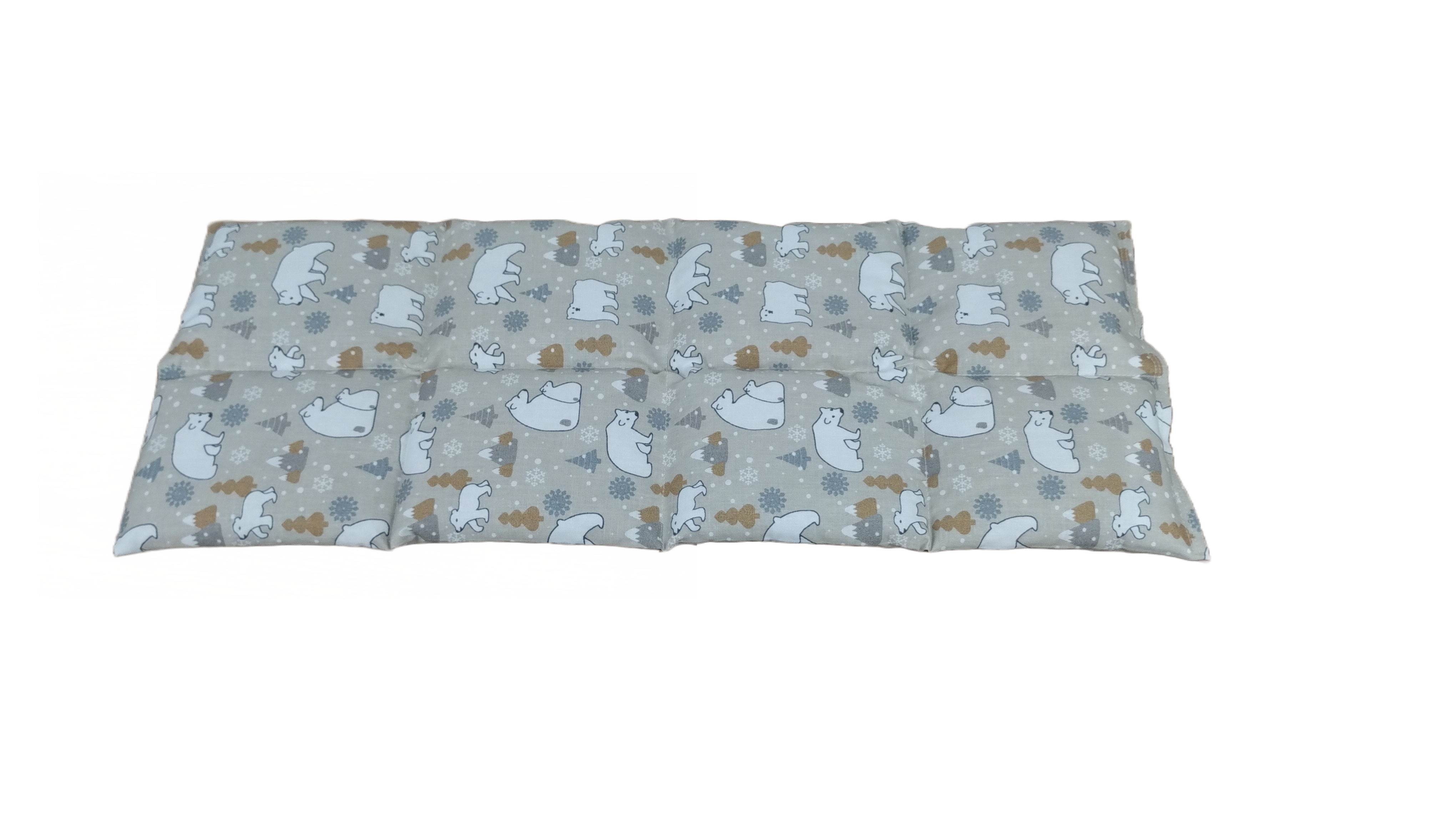 Körnerkissen Eisbären Beige/Taupe