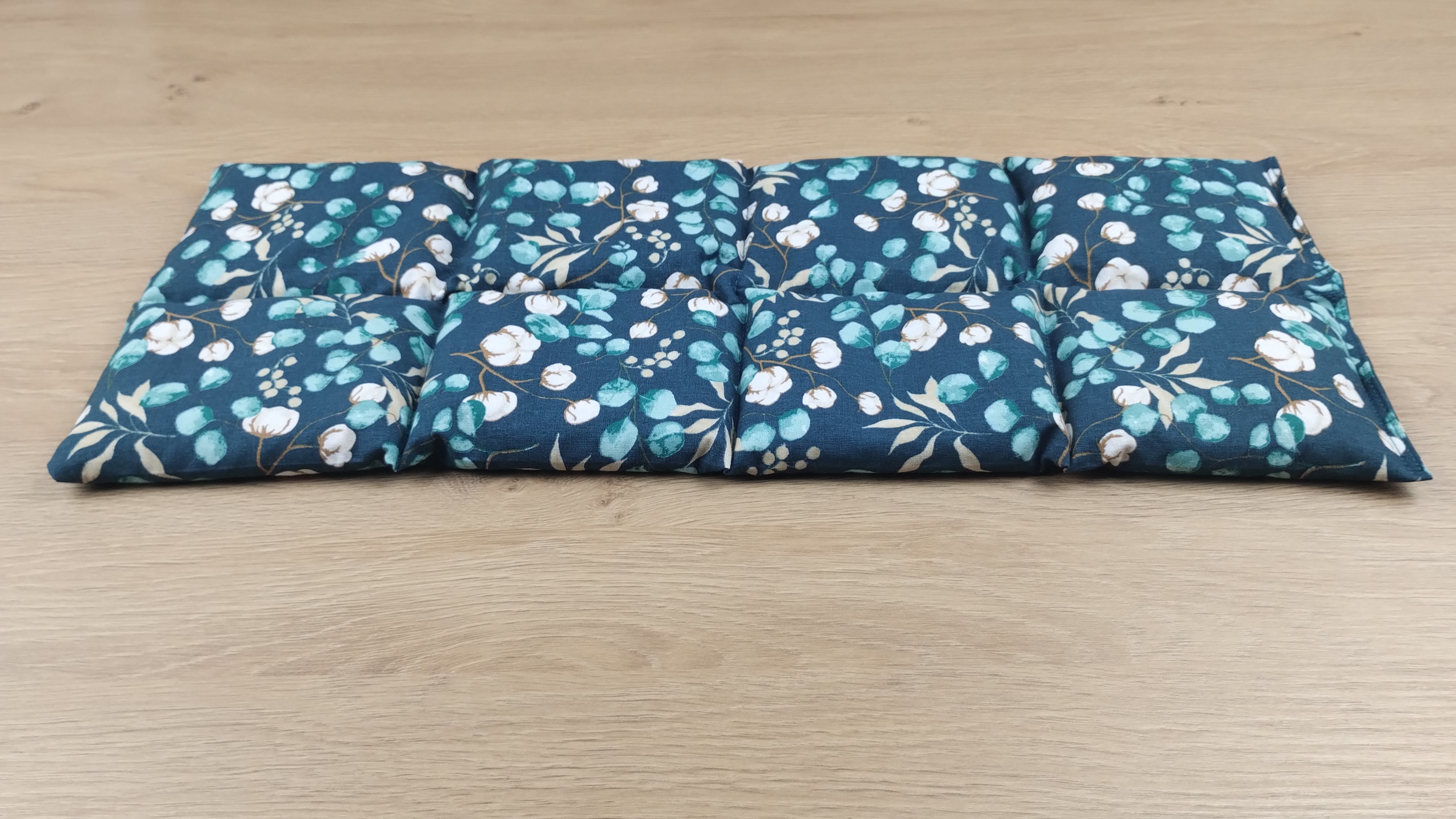 Körnerkissen Eucalyptus Blau