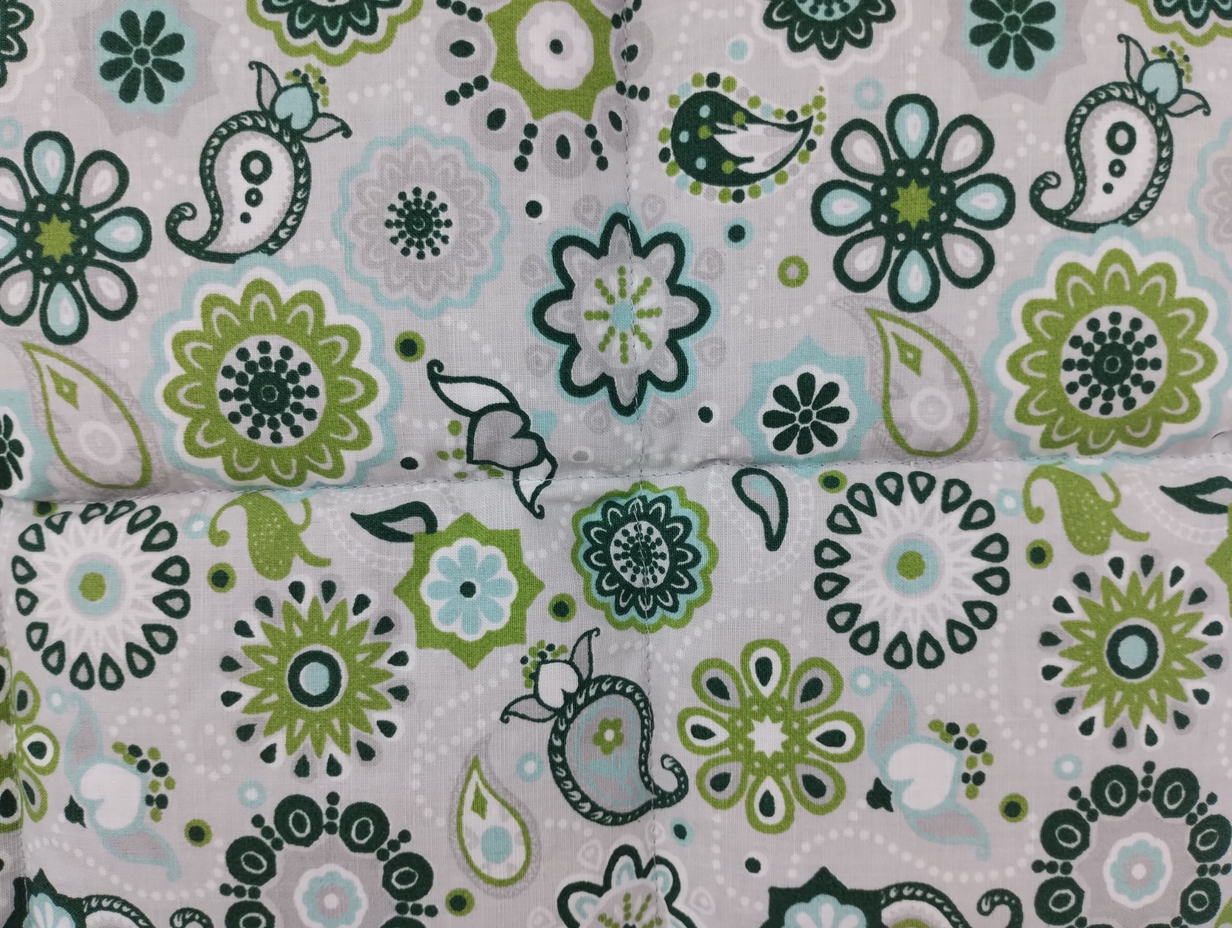 Körnerkissen Mandala Motivstoff Grün