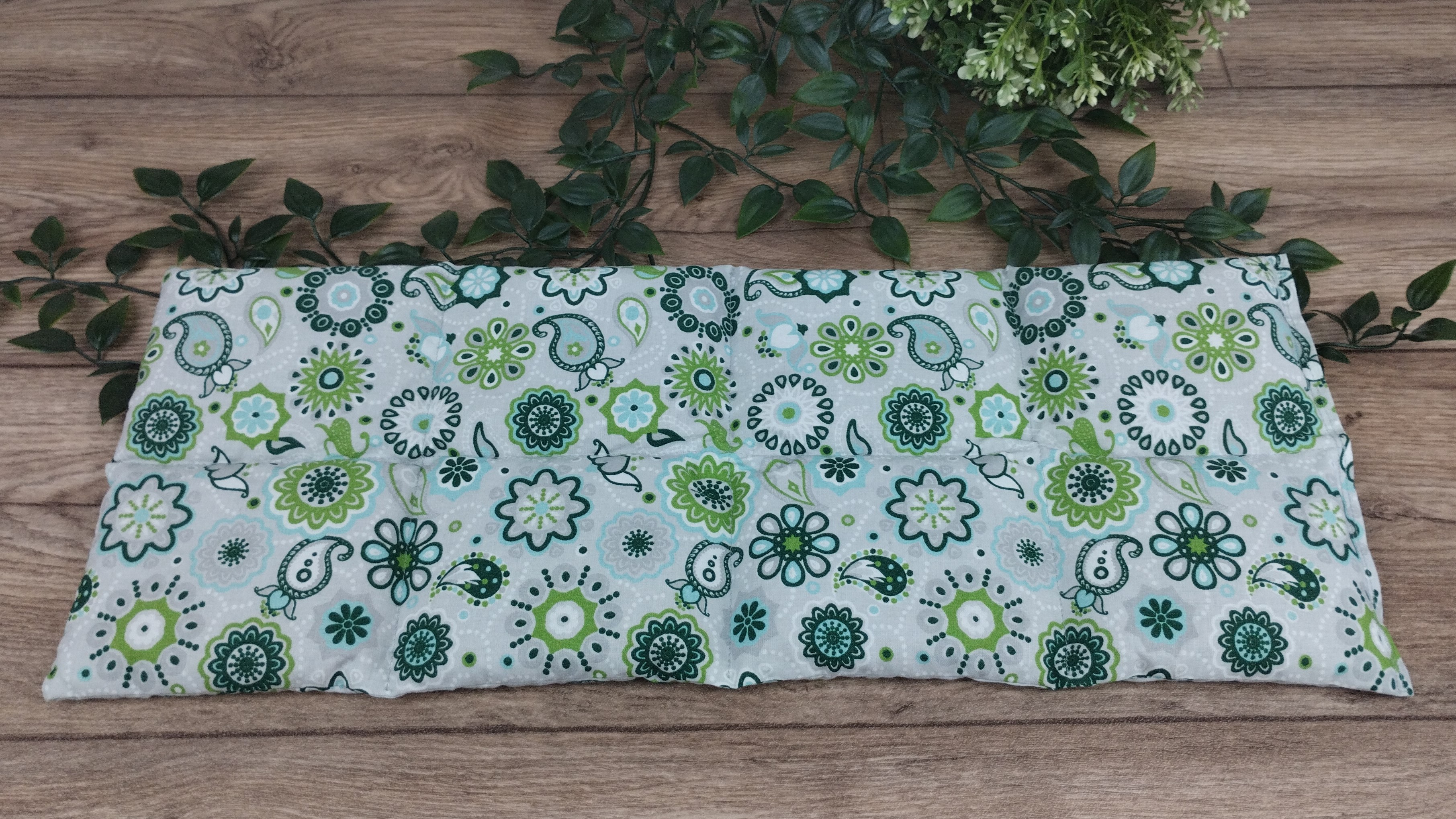 Körnerkissen Mandala Motivstoff Grün