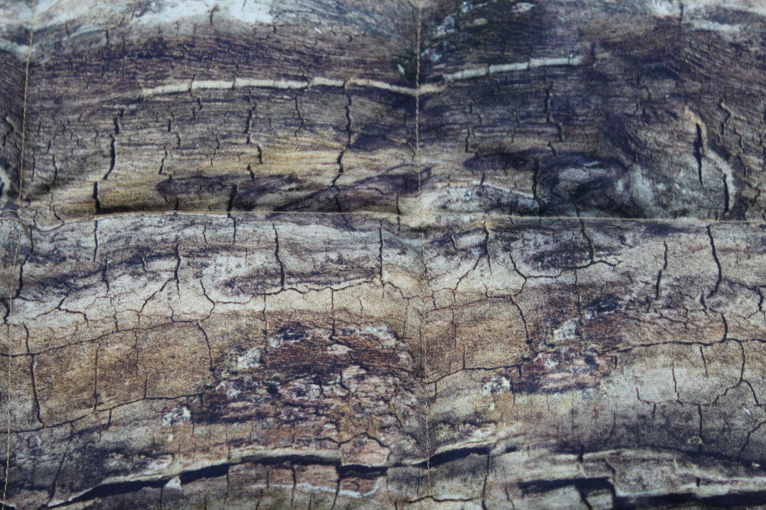 Körnerkissen Baumrinde Braun/Grau