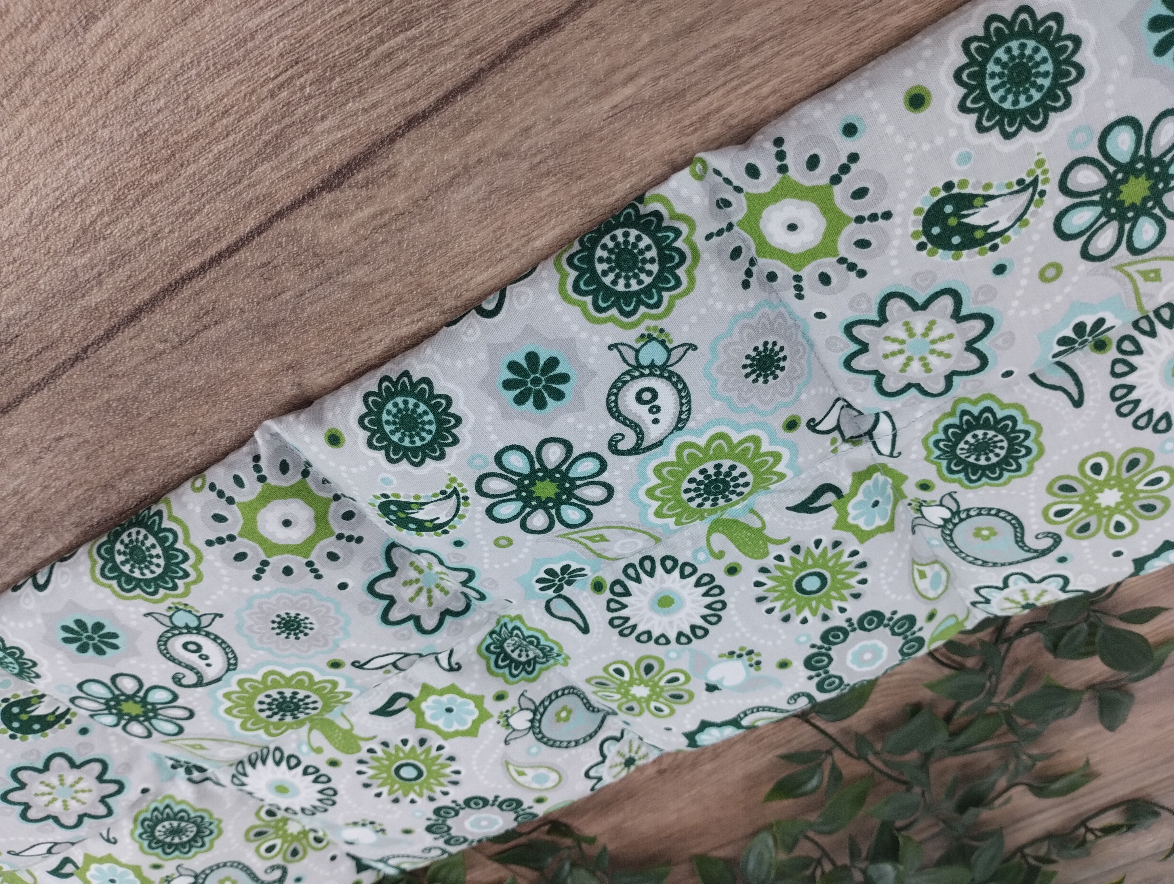 Körnerkissen Mandala Motivstoff Grün