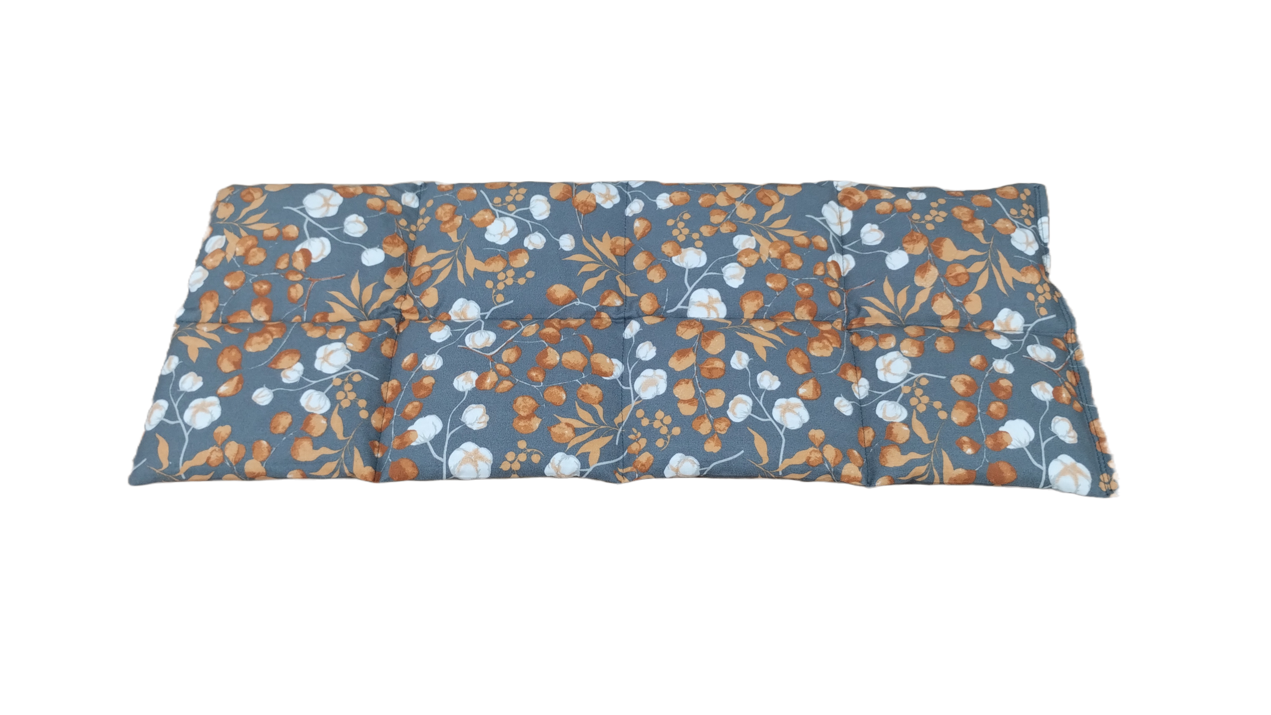 Körnerkissen Eucalyptus Grau/Orange
