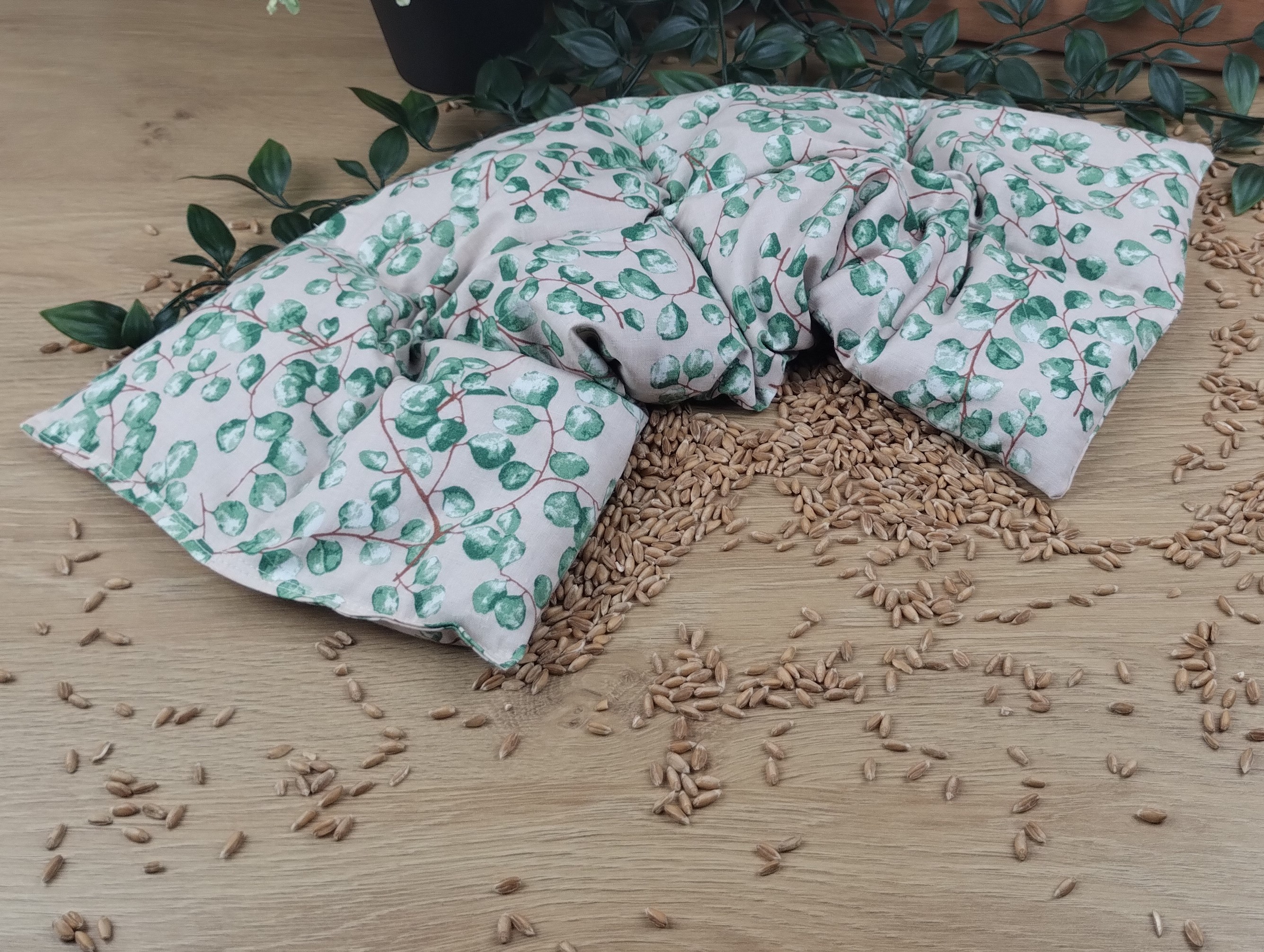 Körnerkissen Eucalyptus Beige/Rosé