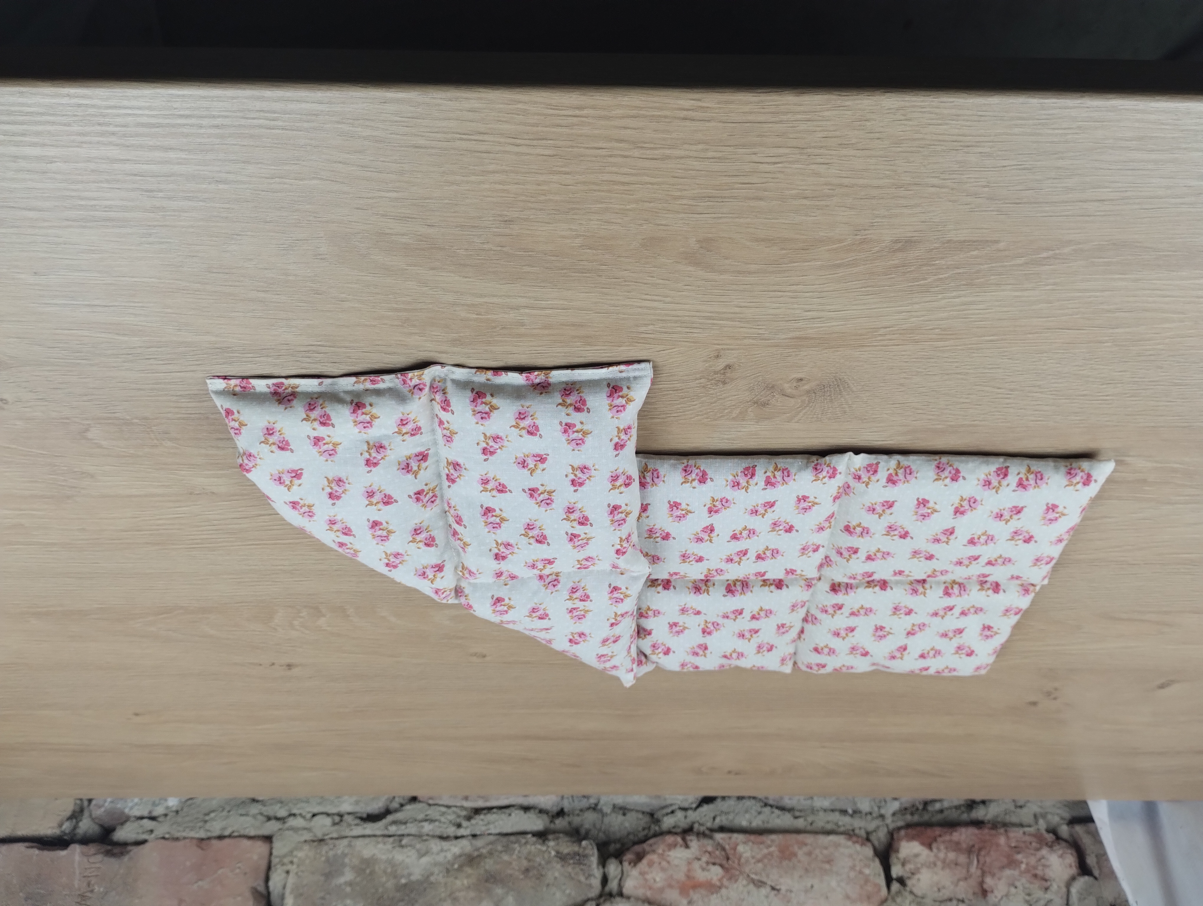 Körnerkissen Kleine Rosen Beige