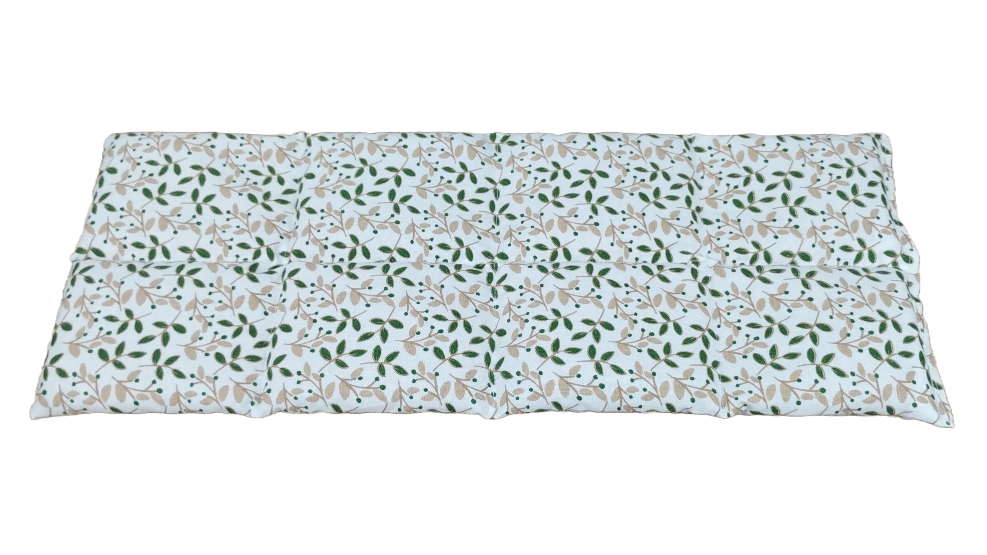 Körnerkissen Blätter Grün/Beige