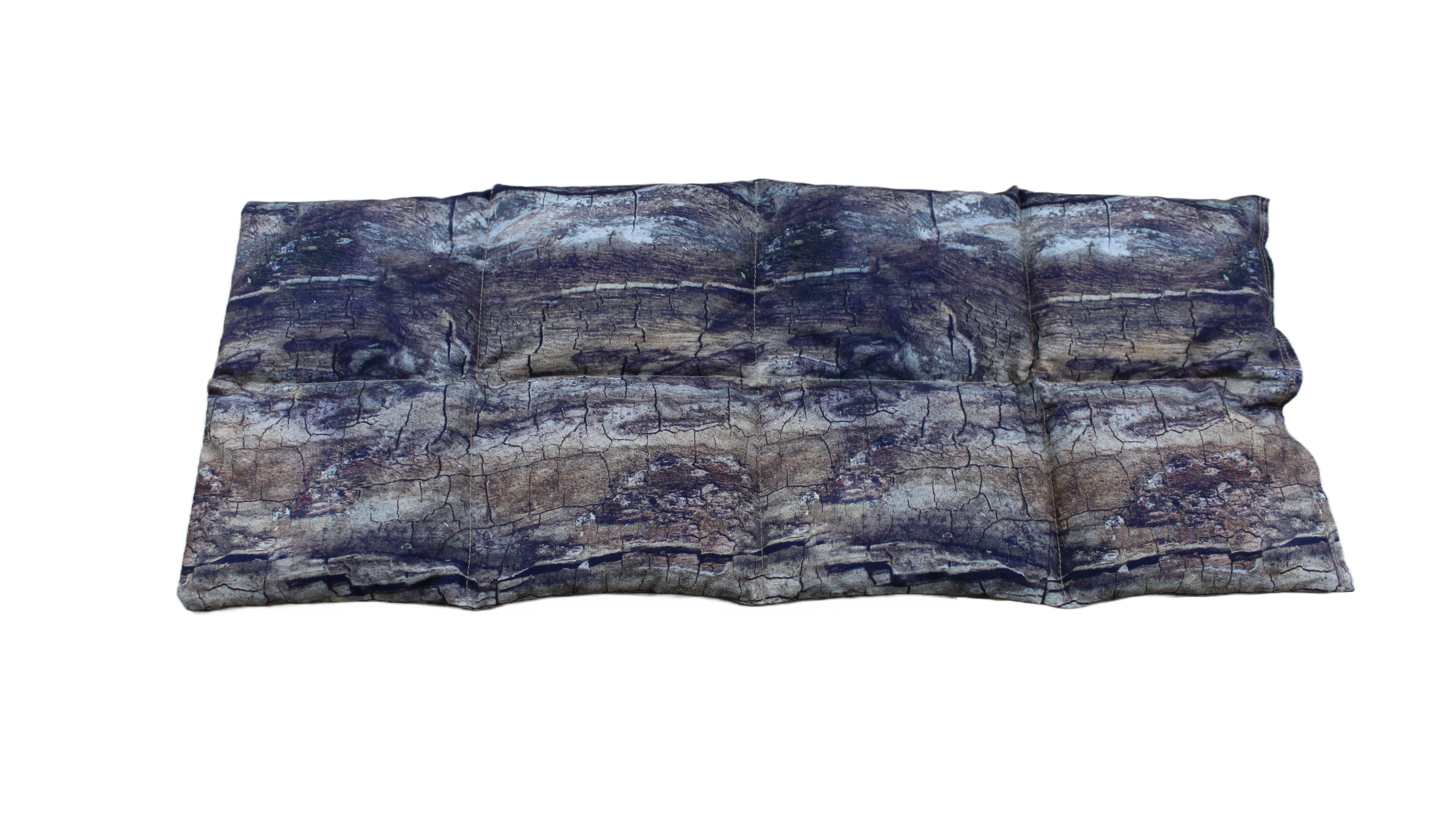 Körnerkissen Baumrinde Braun/Grau